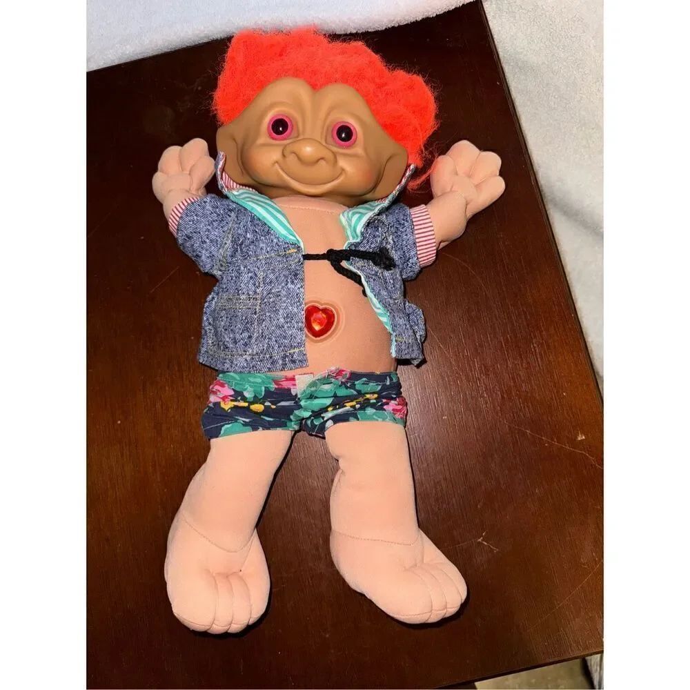 Vintage Russ Treasure Trolls doll